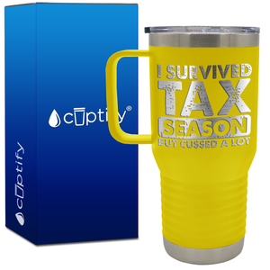 I Survived Tax Season 20oz Accountant Travel Mug