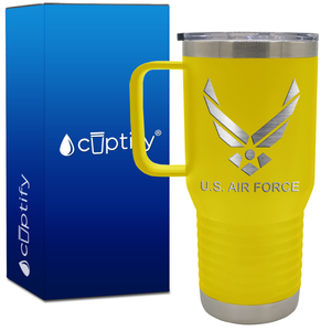 Personalized US Air Force 20oz Travel Mug