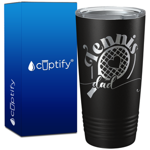 Tennis Racket Dad on 20oz Tumbler