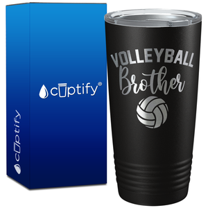 Volleyball Brother on 20oz Volleyball Tumbler