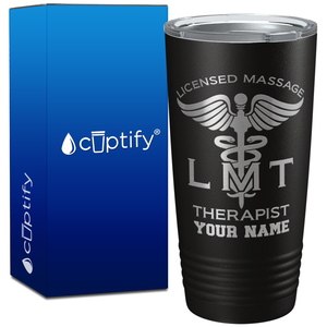 Personalized LMT Licensed Massage Therapist on 20oz Tumbler