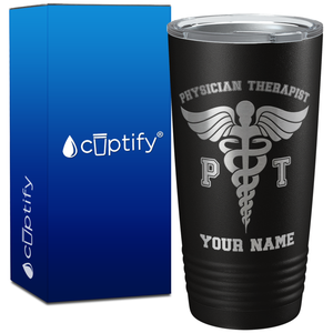 Personalized PT Physician Therapist on 20oz Tumbler