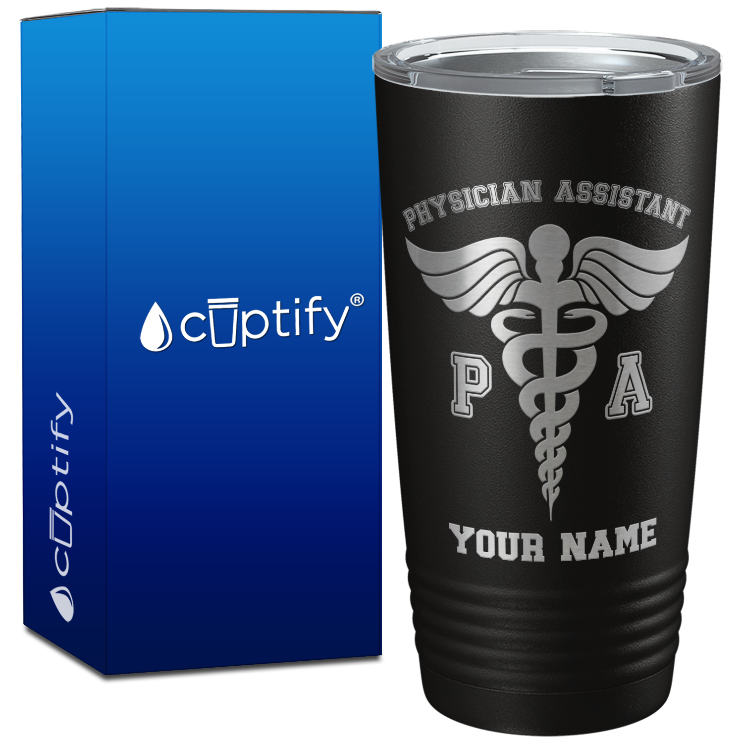 Personalized PA Physician Assistant on 20oz Tumbler