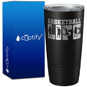 Basketball Life on 20oz Tumbler