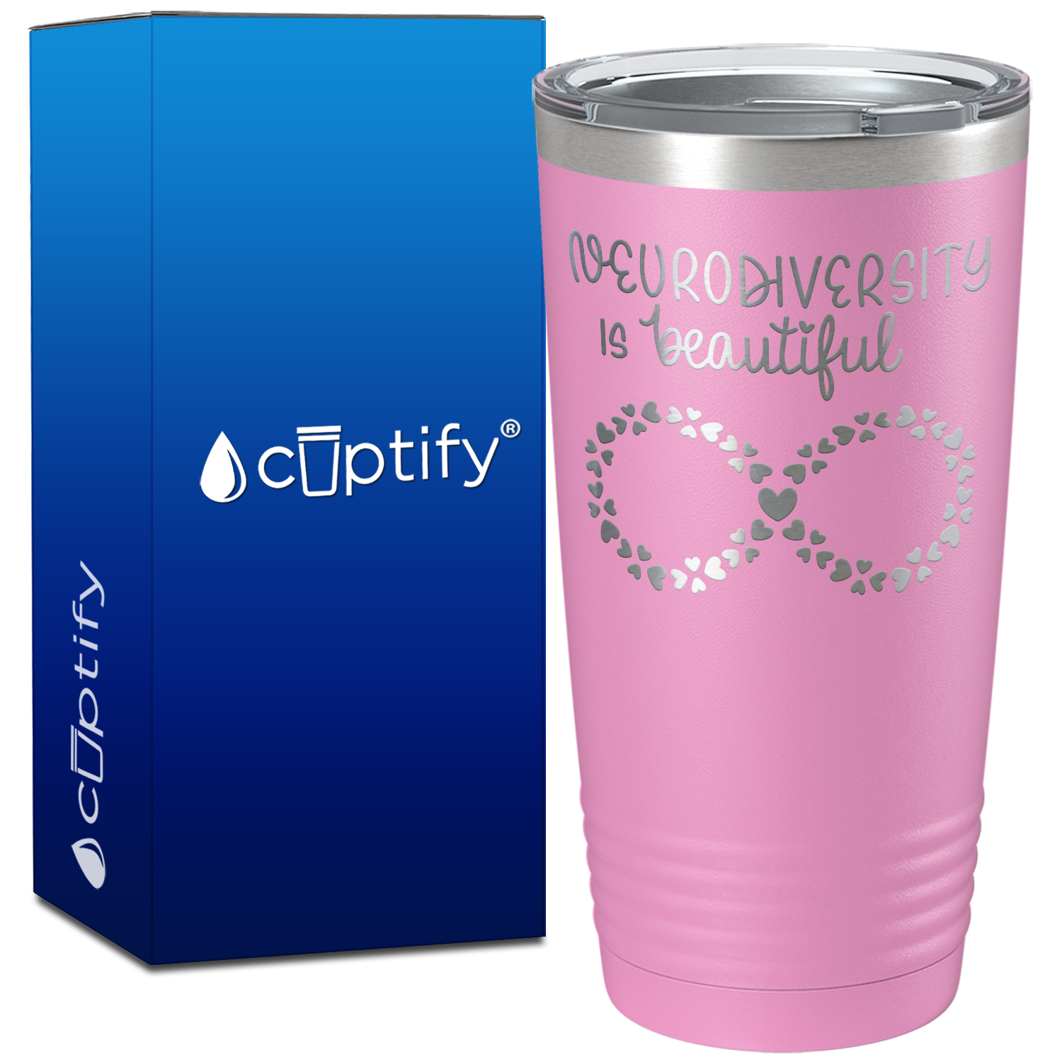 Neurodiversity is Beautiful on 20oz Tumbler