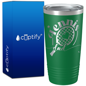 Tennis Racket Dad on 20oz Tumbler