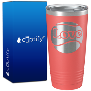 Tennis Ball Love on 20oz Tumbler