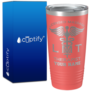 Personalized LMT Licensed Massage Therapist on 20oz Tumbler