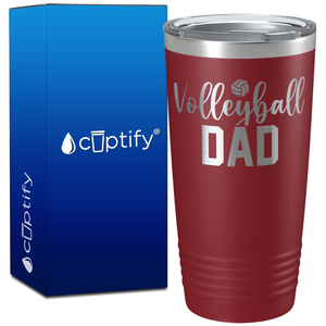 Volleyball Dad on 20oz Volleyball Tumbler