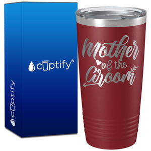 Mother of the Groom Arrow on 20oz Tumbler