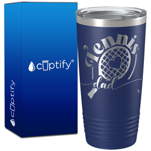 Tennis Racket Dad on 20oz Tumbler