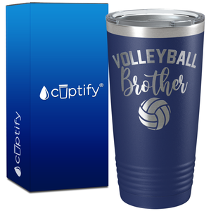 Volleyball Brother on 20oz Volleyball Tumbler