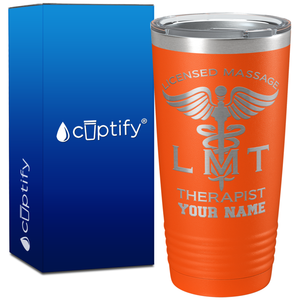 Personalized LMT Licensed Massage Therapist on 20oz Tumbler