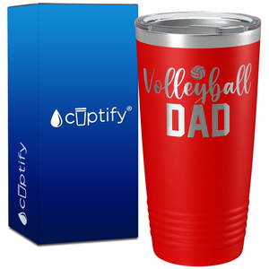 Volleyball Dad on 20oz Volleyball Tumbler