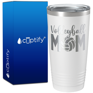 Volleyball Mom on 20oz Volleyball Tumbler