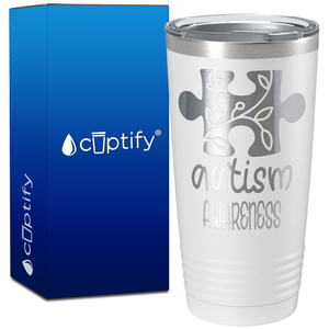 Autism Awareness Puzzle on 20oz Tumbler