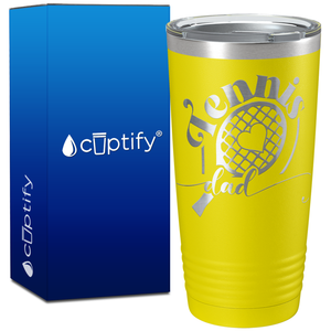 Tennis Racket Dad on 20oz Tumbler