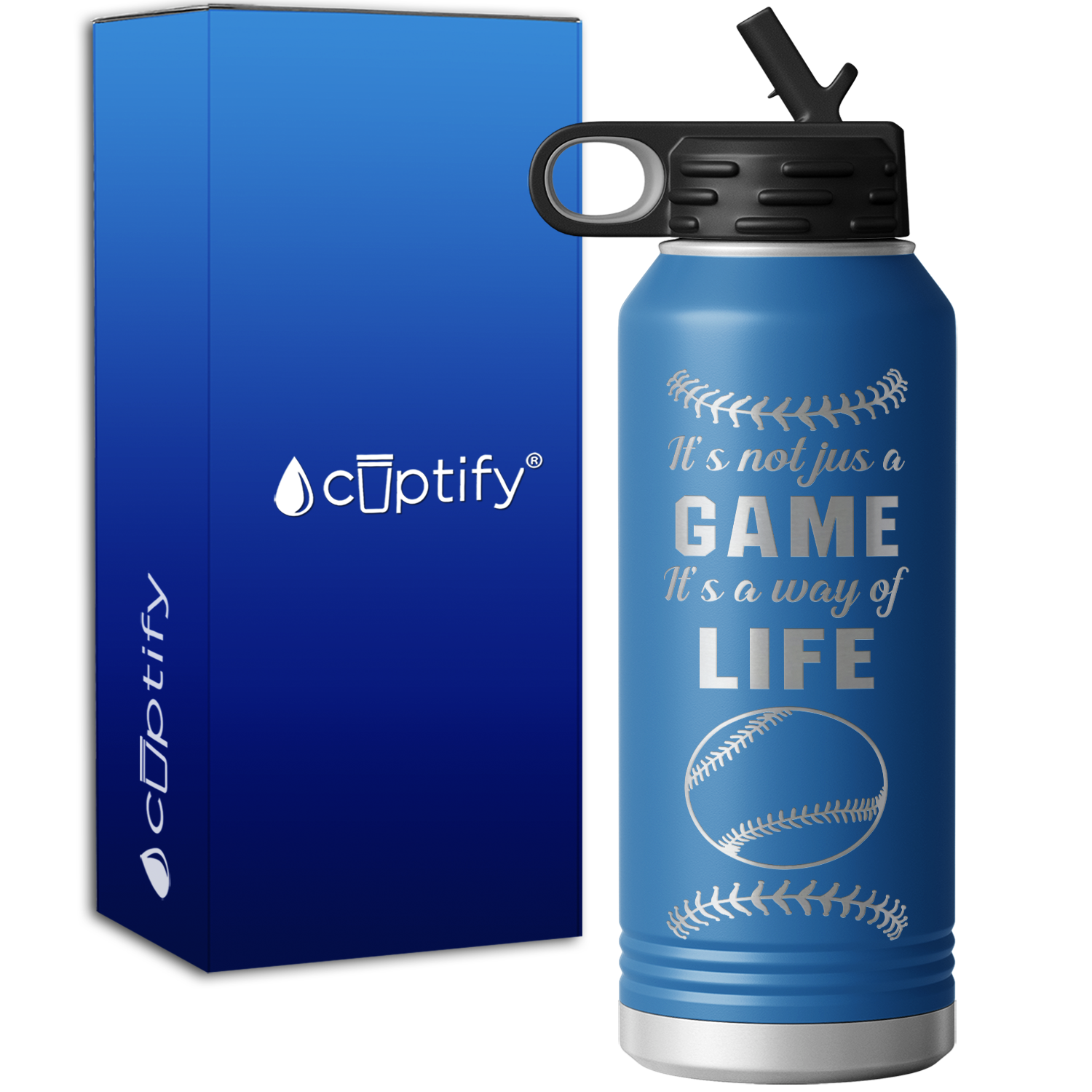 It's Not Just a Game It's a Way of Life 32oz Sport Water Bottle