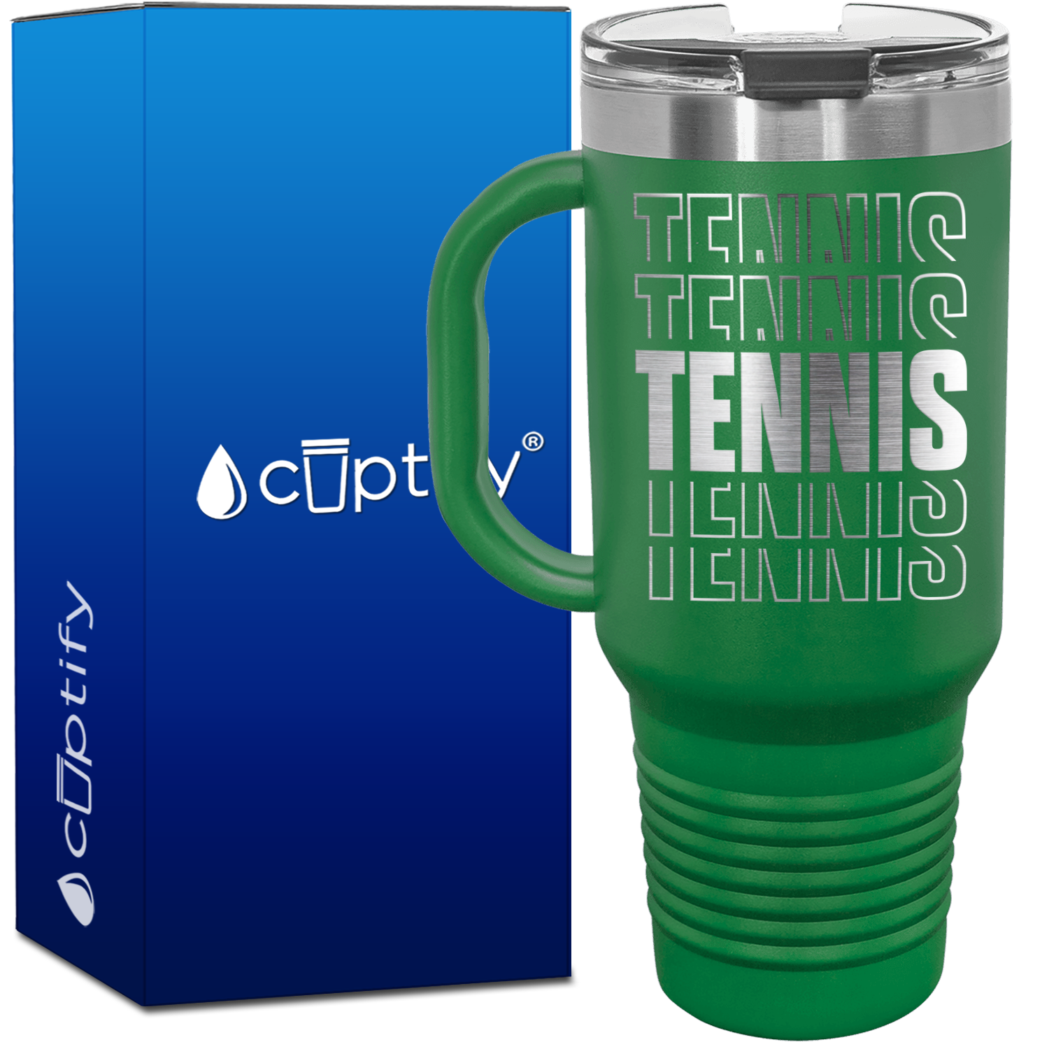 Tennis Tennis Tennis 40oz Travel Mug