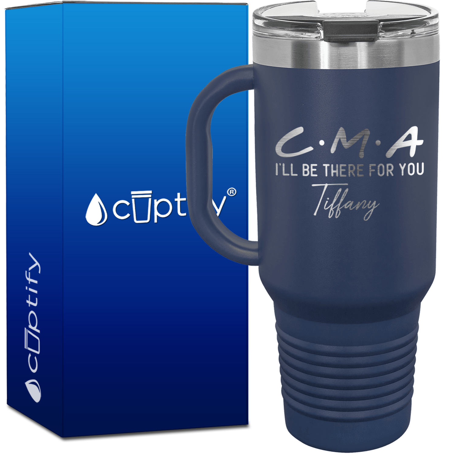 Personalized CMA I'll be there for you 40oz CMA Travel Mug