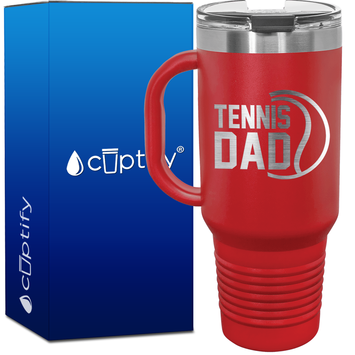 Tennis Dad 40oz Travel Mug