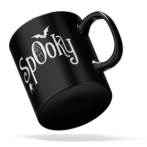 Spooky Black 11oz Halloween Coffee Mug