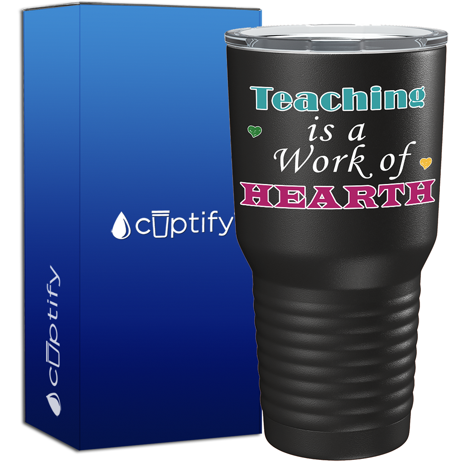 Teaching is a Work of Heart 30oz Teacher Tumbler