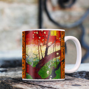 Van Gogh Flowering Plum Orchard After Hiroshige 1887 11oz Ceramic Coffee Mug