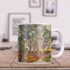 Van Gogh The Garden bench at Saint Pauls Hospital 11oz Ceramic Coffee Mug