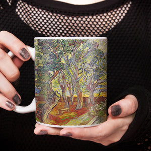 Van Gogh The Garden bench at Saint Pauls Hospital 11oz Ceramic Coffee Mug