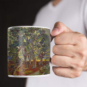 Van Gogh The Garden bench at Saint Pauls Hospital 11oz Ceramic Coffee Mug