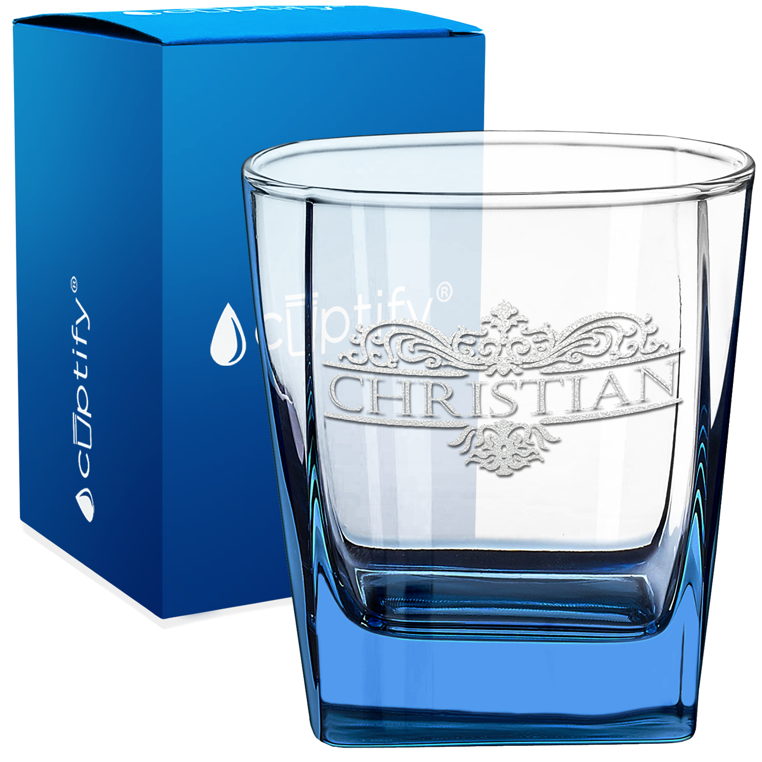 Personalized Vestige 12oz Double Old Fashioned Glass