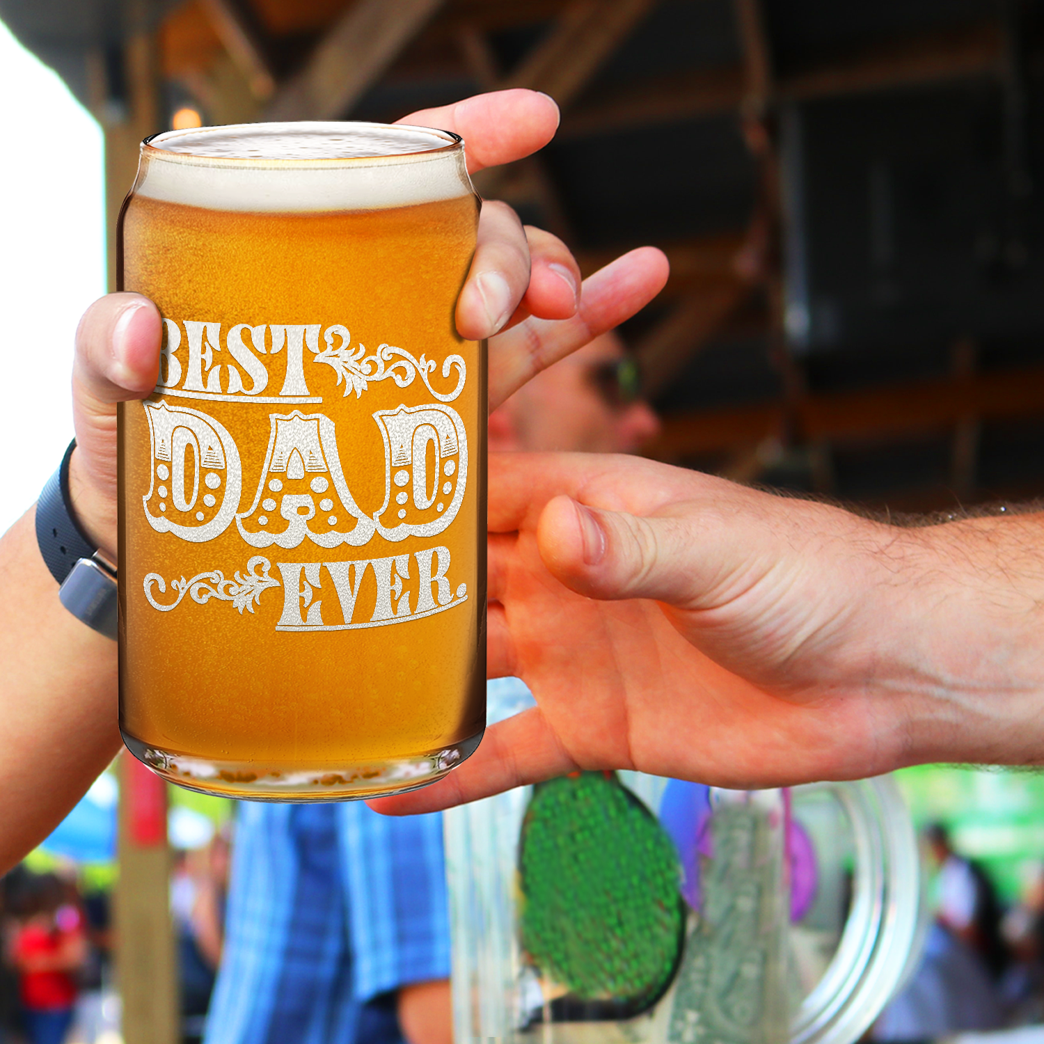 Best Dad' Can-Shaped Glass - OhMyMaker