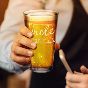 Uncle Established Beer Pint Glass