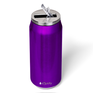 Purple Translucent 16oz Cola Can Bottle