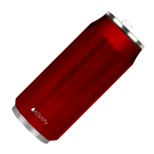 Red Translucent 16oz Cola Can Bottle