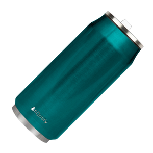 Teal Translucent 16oz Cola Can Bottle