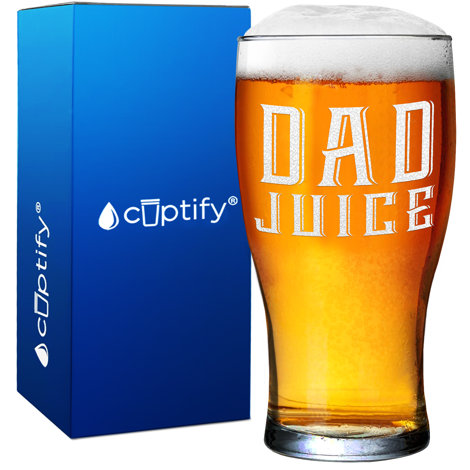 Dad Juice 20oz Pub Glass