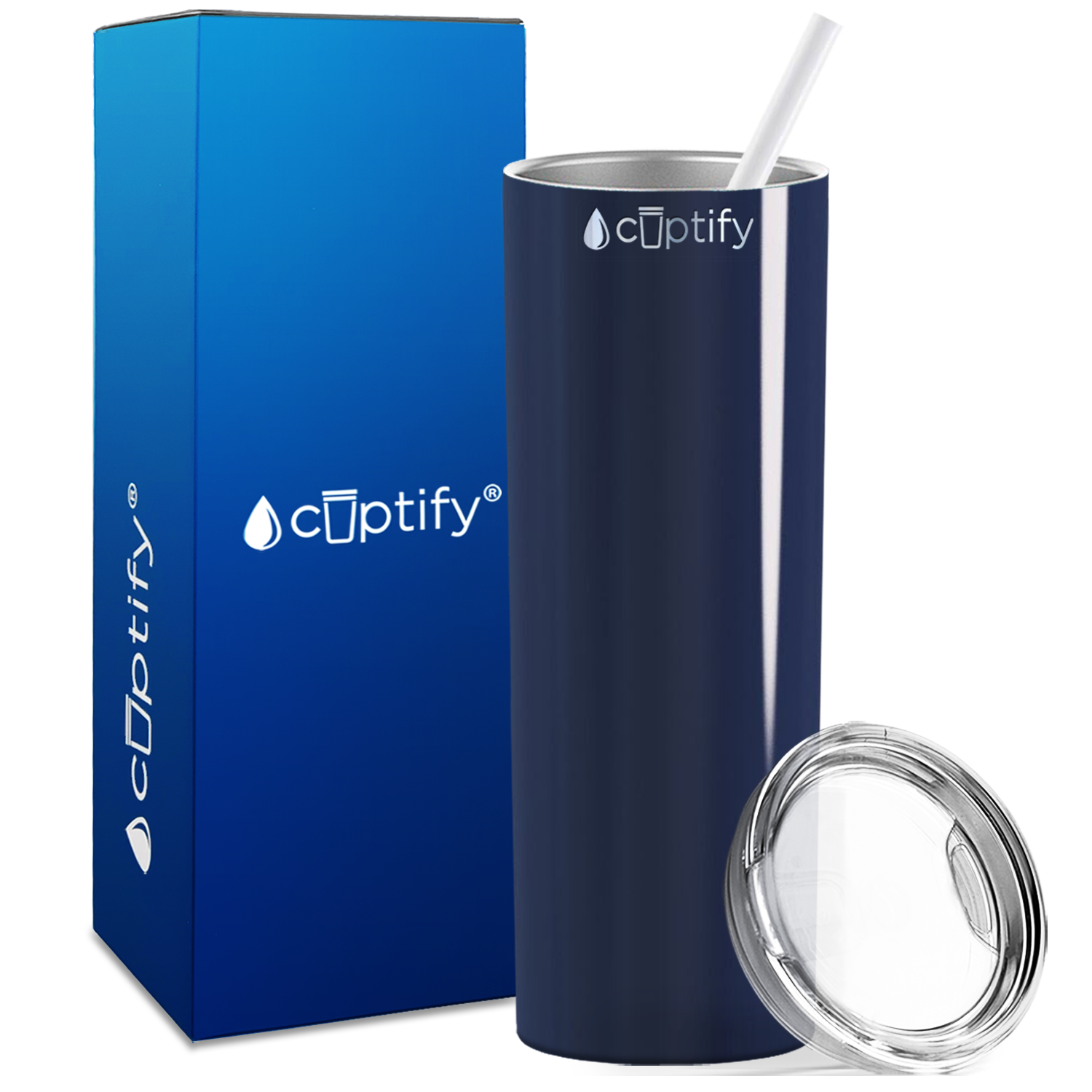 Blue Tide Flip + Sip Slim Tumbler (12oz) – Uniquely Southern