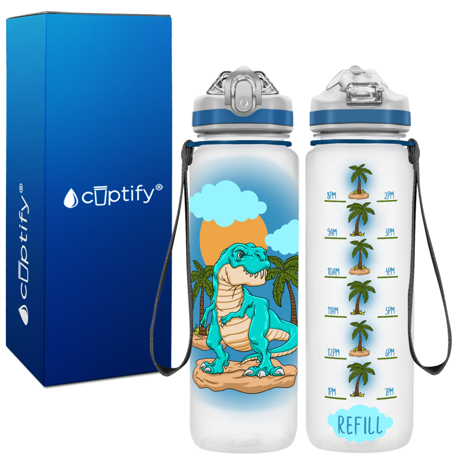 Personalized Kids Water Bottle - Hands Off