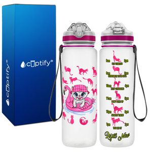 Personalized Water Bottle for Kids - Pink