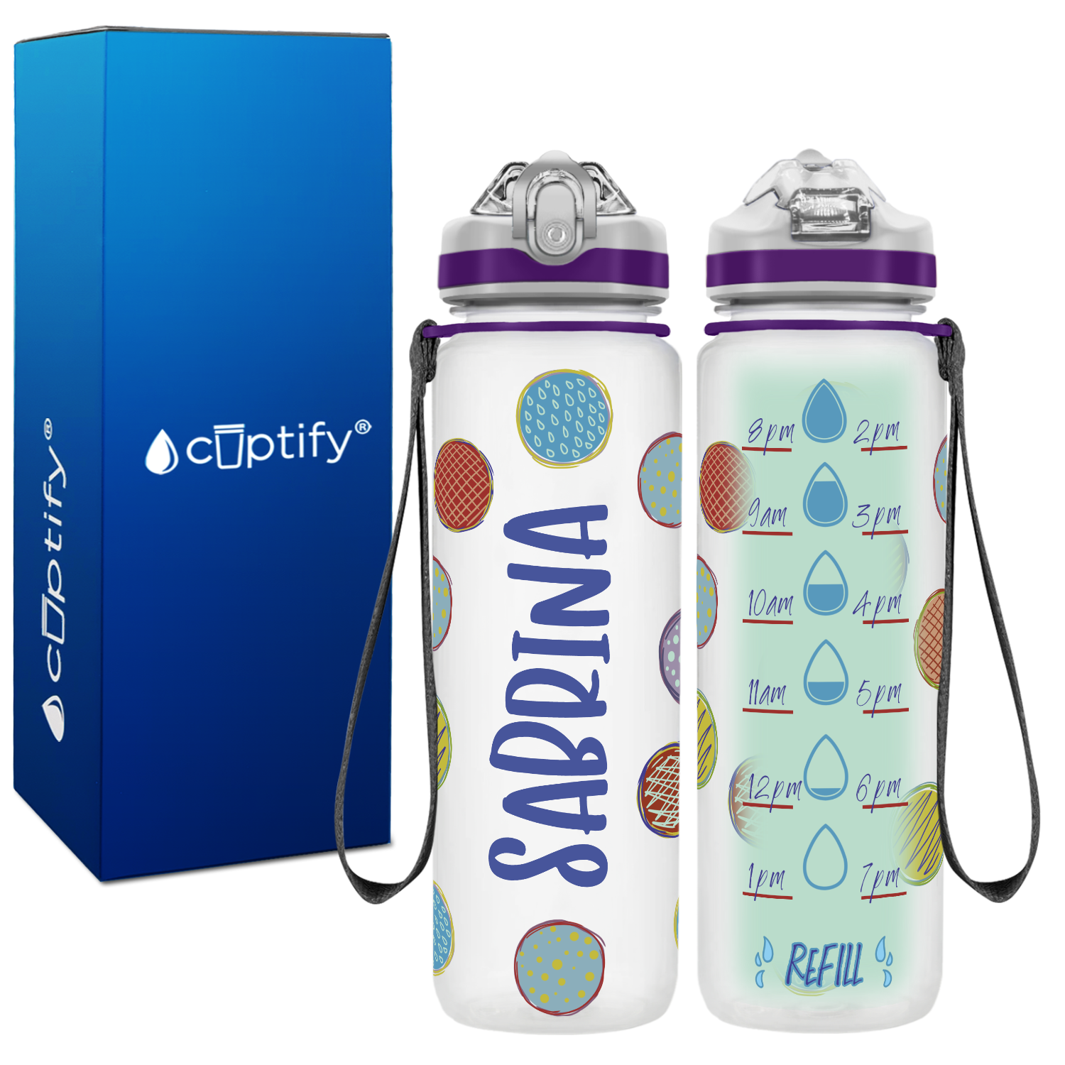 Kids Water Bottle Personalized Custom Water Bottles for School