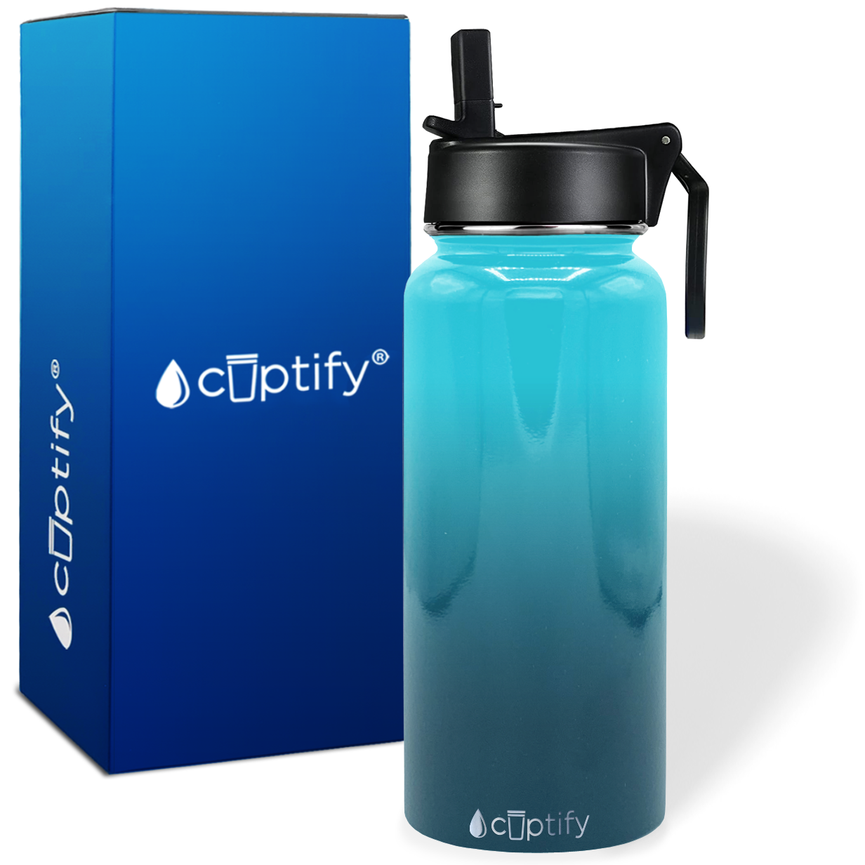 32oz Wide Mouth Water Bottles - Cuptify