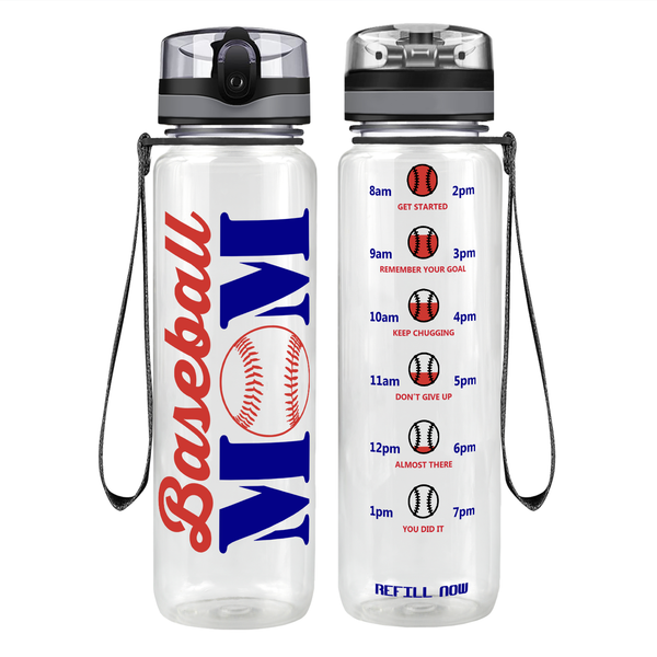 Personalized Baseball Water Bottle Decal