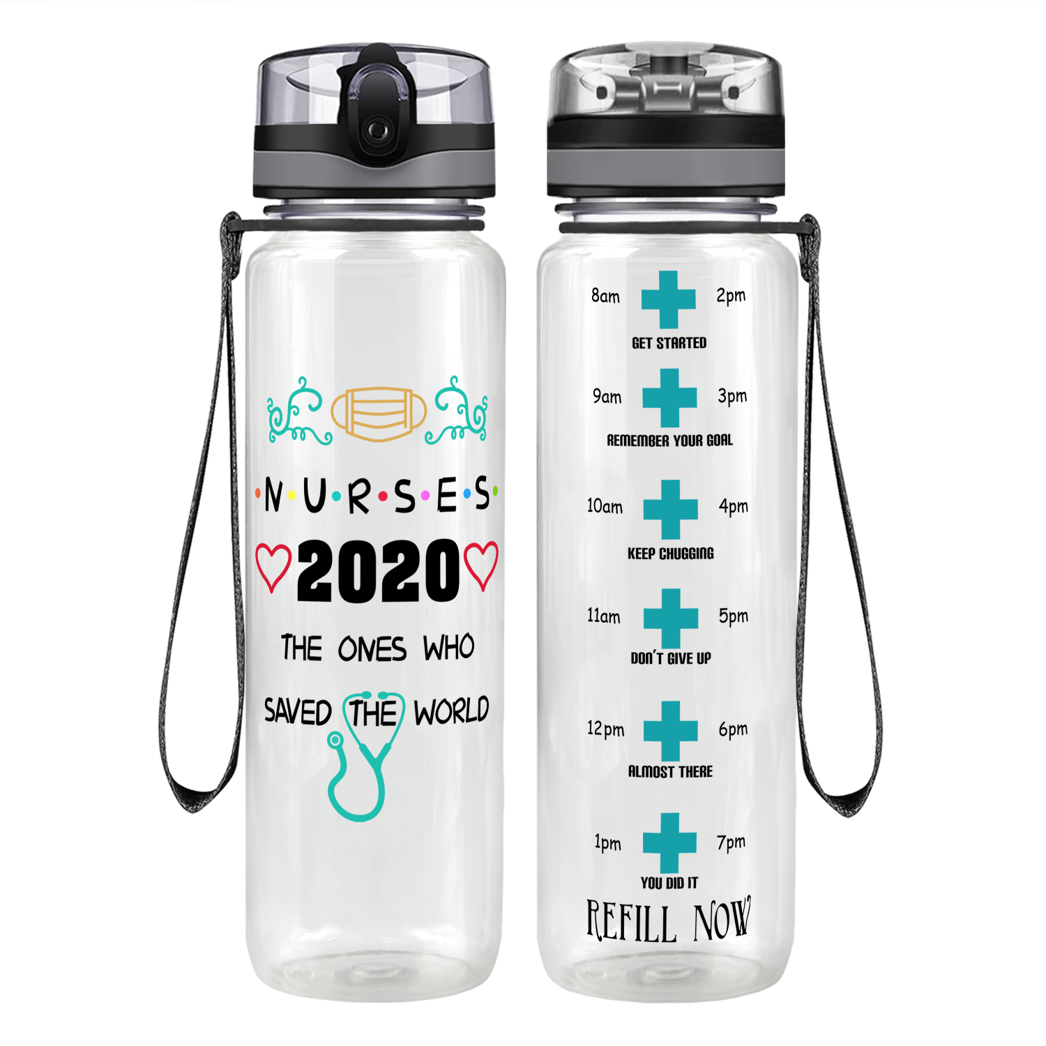 Nurse Appreciation Water Bottle Labels – Printable Instant Download -  Studio 120 Underground