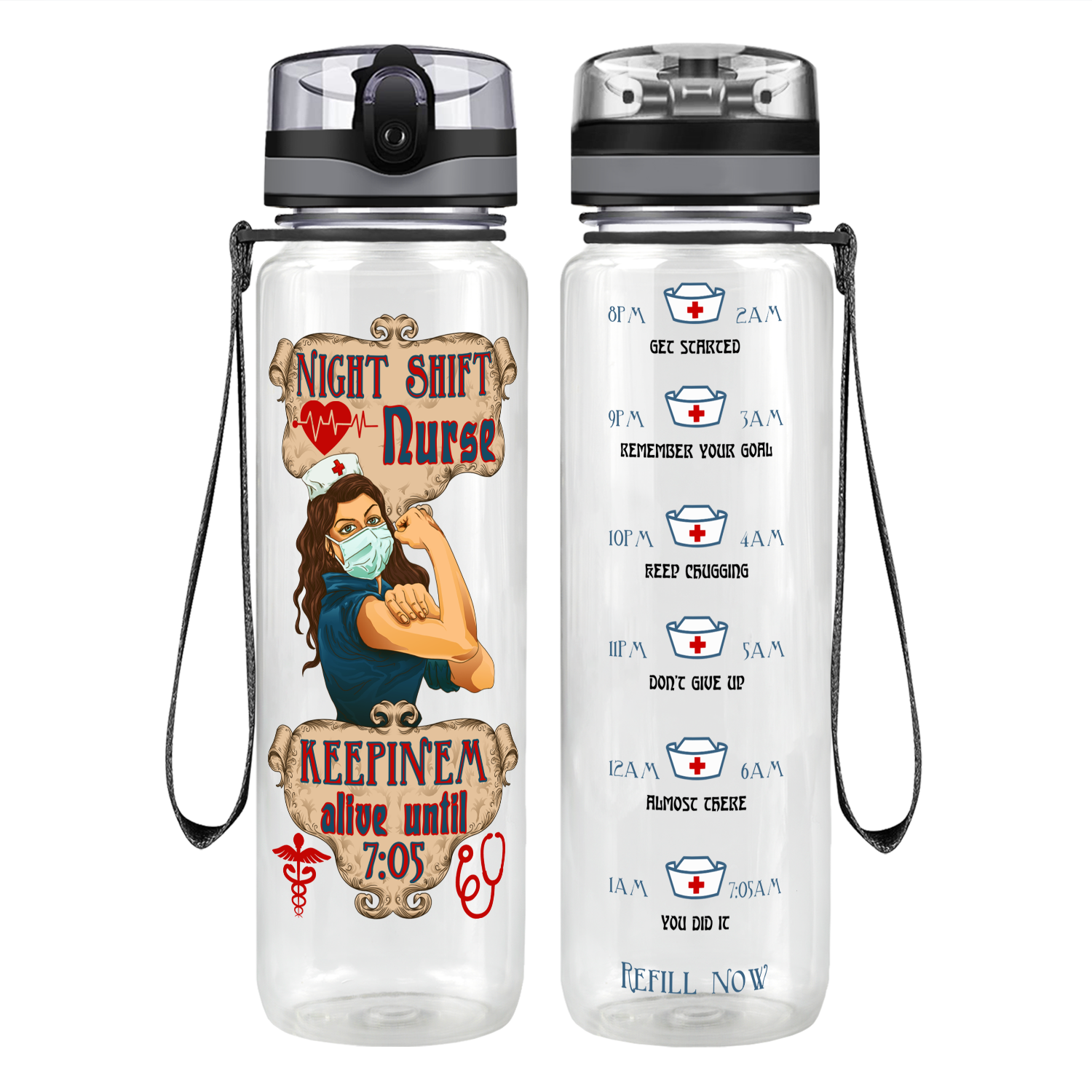 Army Green Frosted 32 oz Personalized Motivational Tracking Water Bott -  Cuptify