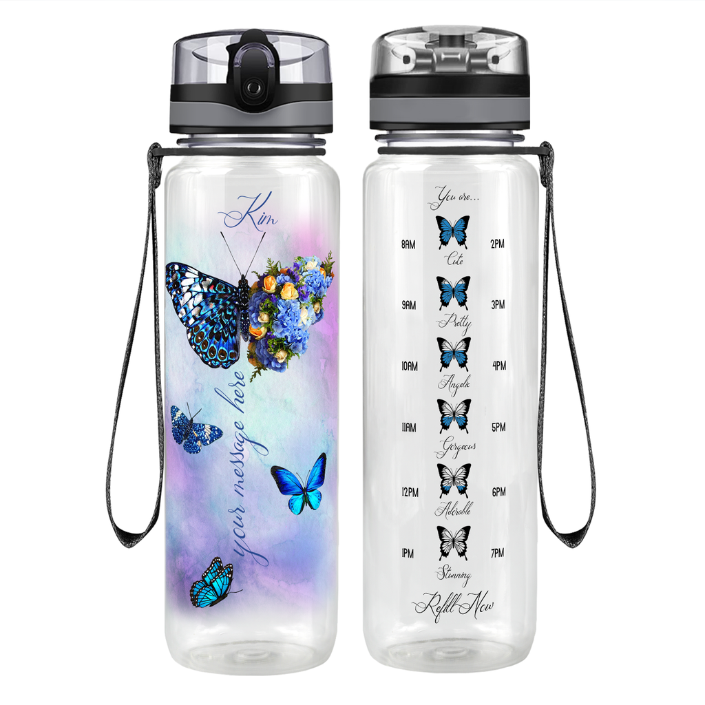 Butterfly Water Bottle Butterflies Water Bottle Butterfly Tumbler