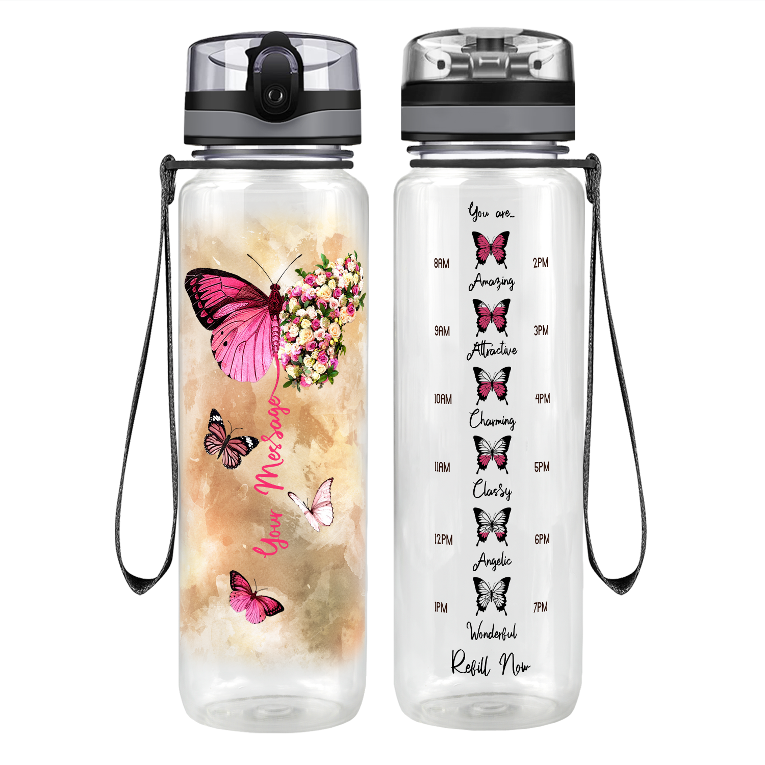 Butterfly Water Bottle Butterflies Water Bottle Butterfly Tumbler