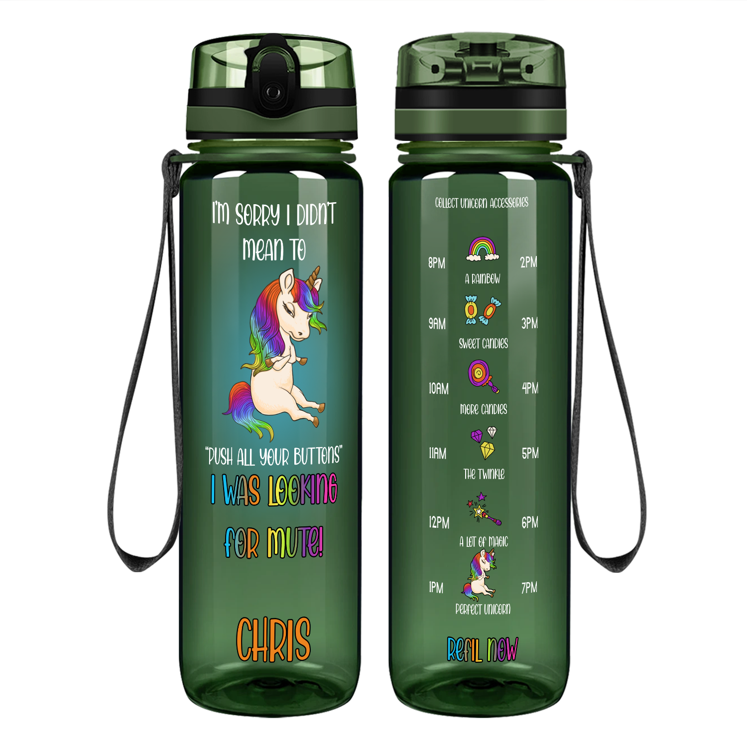 Unicorn Water Bottle, Unicorn Gifts for Girls