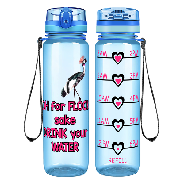 Autism Mama Bear on 32 oz Motivational Tracking Water Bottle - Cuptify